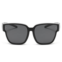 LJGOOD HD Polarized Sunglasses Myopia Driving Set Mirror
