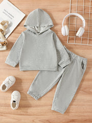 Baby Hoodie & Pants Suit for Fall/Winter