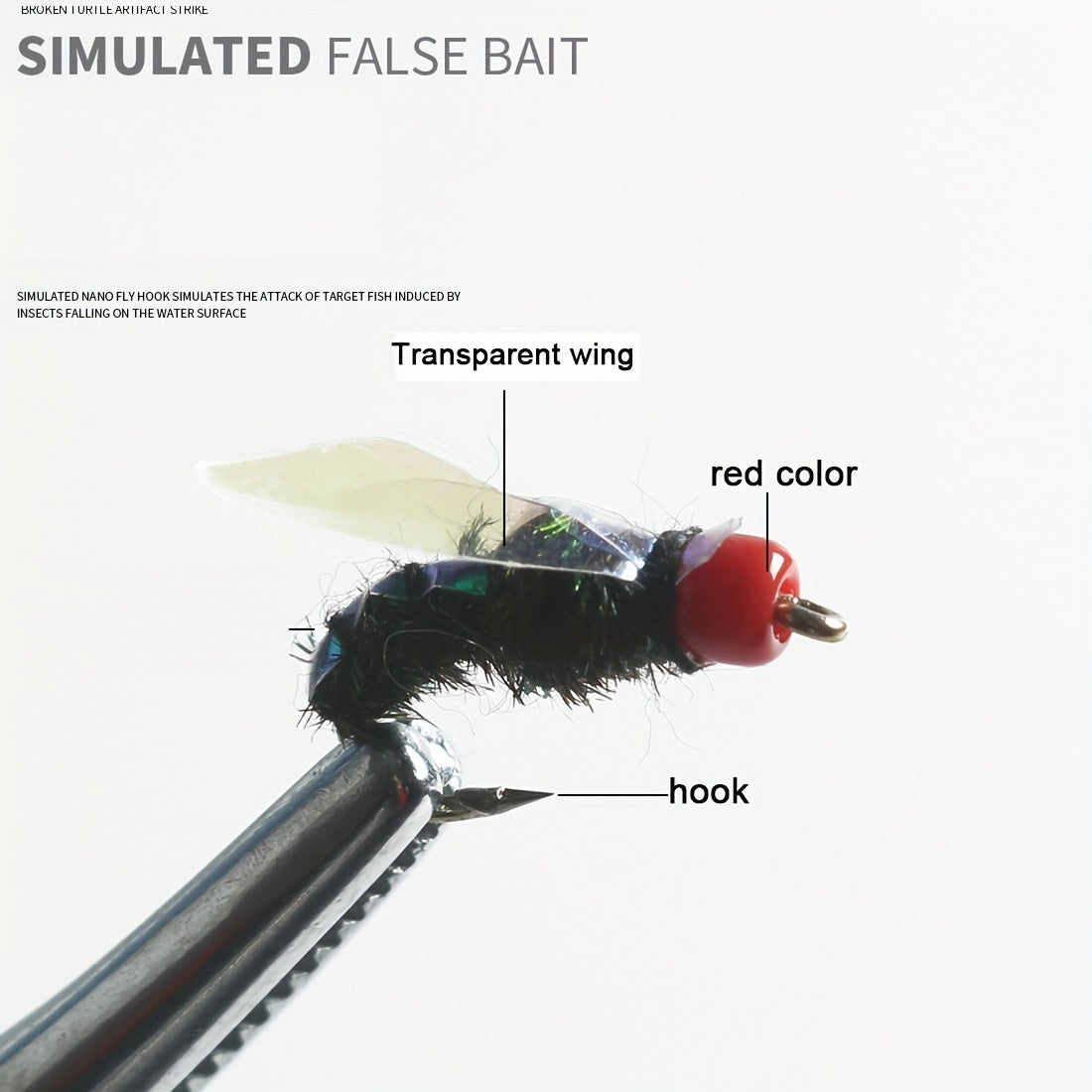 5pcs Bionic Flies for Enhanced Fishing Success