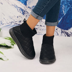 Women's Quilted Winter Snow Boots Anti-slip Ankle Boots