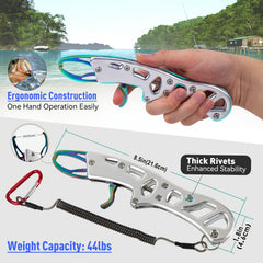 Multifunctional Fishing Pliers & Lip Gripper Aluminum Tools