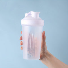 400ml Sports Protein Powder Shaker Cup - Flip Top Sports Water Bottle