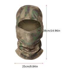 Tactical Camouflage Neck Gaiter Helmet Inner Hat Outdoor Riding Mask