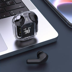 Coverless Wireless V5.3 TWS Earbuds with Digital Display