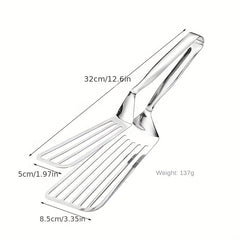 Stainless Steel Steak Clamp Grilling Tongs for Flipping Frying Food