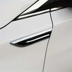2pcs Car Shark Fin Air Outlet Blade Decoration