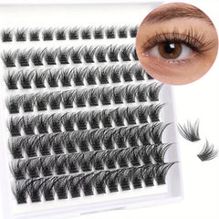 96pcs DIY Eyelash Extensions C D Curl Individual False Eyelashes 8-16mm