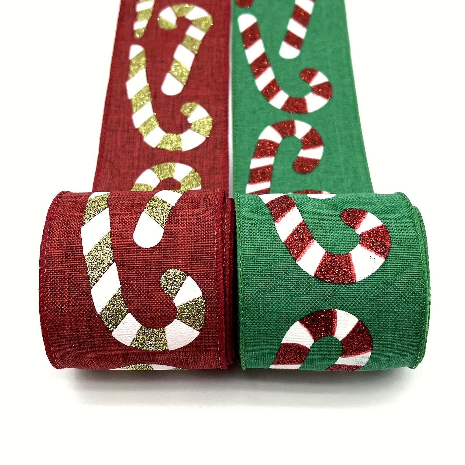 4.57m Christmas Ribbon Candy Mint Cane Ribbon Mint Ribbon DIY Craft Garland