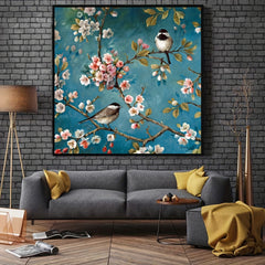 Plum Blossom Bird Cross Stitch Kit 11CT Printed Canvas DIY Embroidery Home Decor