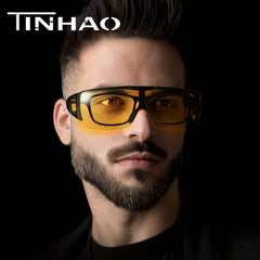 TINHAO Flip Up Polarized Sunglasses For Eyeglasses UV400 Protection
