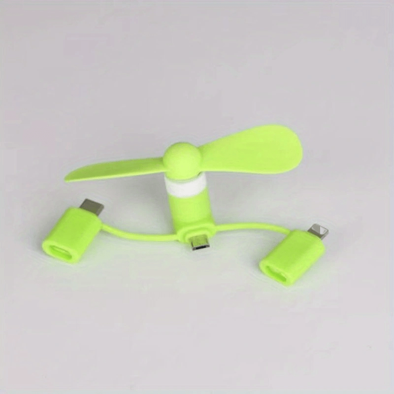 USB Small Fan 3-in-1 Mobile Phone Fan Handheld Portable Pocket Fan
