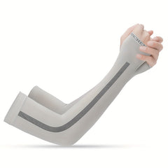 1 Pair Minimalist Striped Sunscreen Ice Sleeves