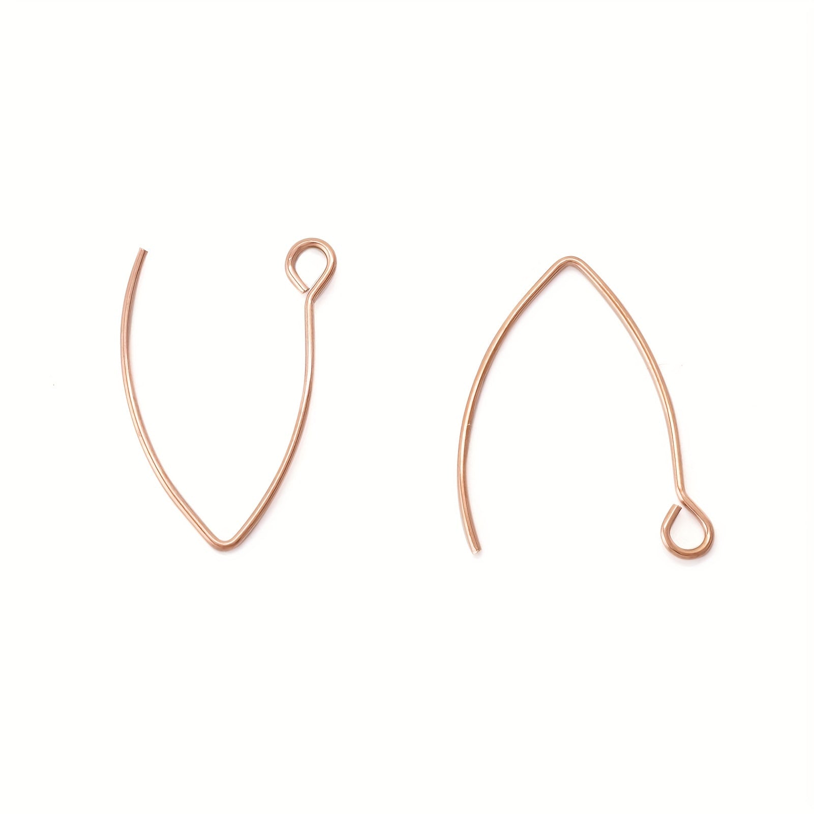 10 Pcs Stainless Steel Earring Hooks for Earrings Making
