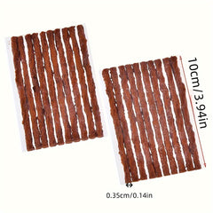 20pcs 3.5mmx100mm Rubber Strips for Bicycle Tyre Repair