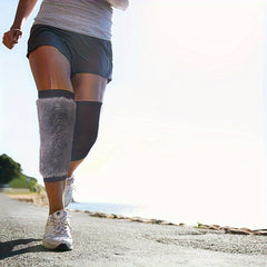 Outdoor Winter Rabbit Fur Warm Knee Pads - Prevent Cold Legs