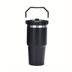 20oz Tumbler With Handle Stainless Steel Vacuum Flask