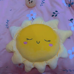 Leisure Style Sunflower Plush Toy Smiling Face Soft Plush Material Mixed Colors