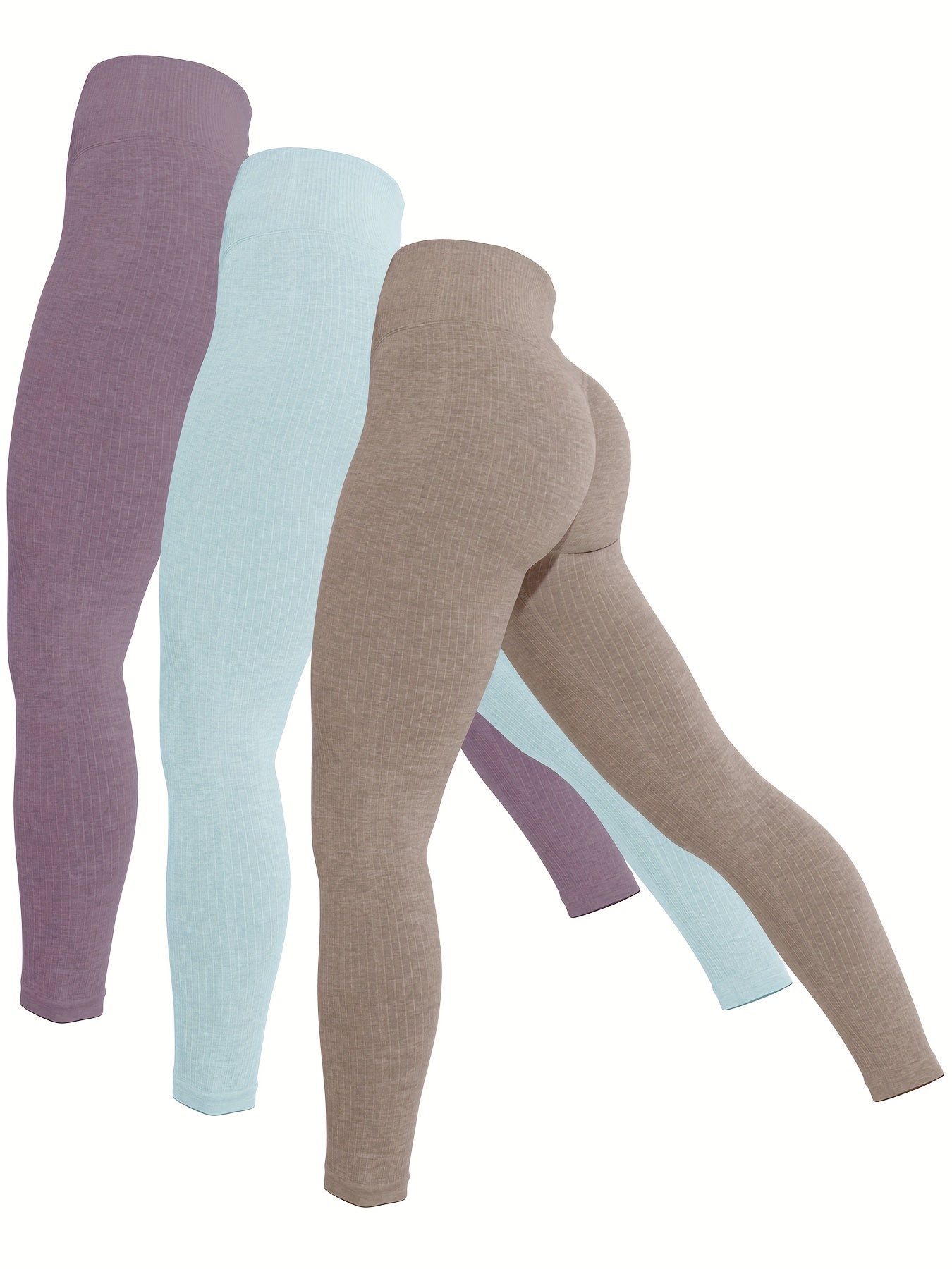 High Waist Seamless Yoga Pants Tummy Control Gym Leggings for Women