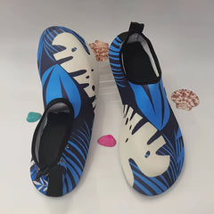 Geometric Pattern Beach Shoes Quick Drying Non Slip Soft Soled Water Park Casual