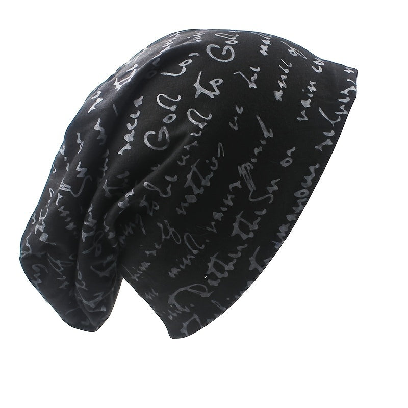 Hip hop Alphabet Hat Men's Heap Hat Couple Headscarf Hat