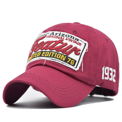 Letter Embroidery Baseball Cap Women Cotton Hip Hop Sunscreen Sports Hat