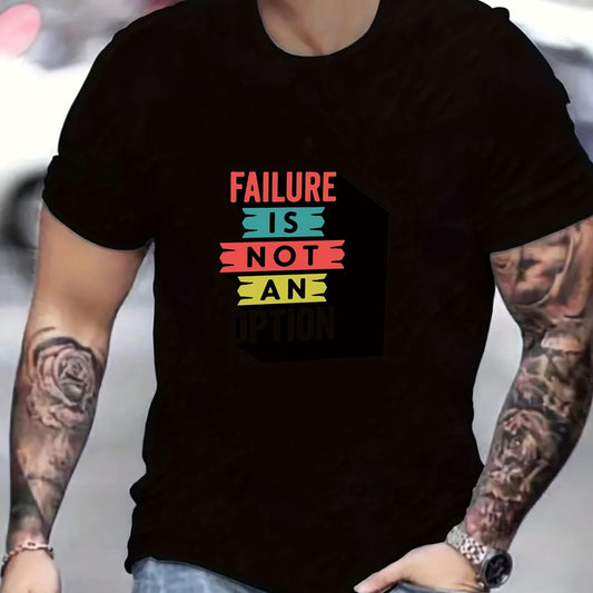 Men's Graphic Crew Neck Tshirt for Summer