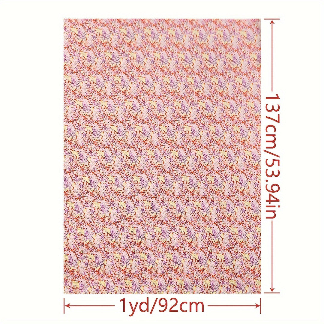 1pc Faux Cotton Fabric Diy Cloth Dress Fabric 1yard Cut Size