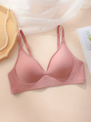 Comfortable Wireless Bra, Breathable Intimates