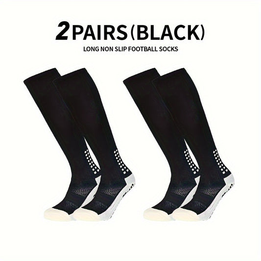 Anti Slip Football Socks for Men & Women - Thick Padded Sweat Absorption