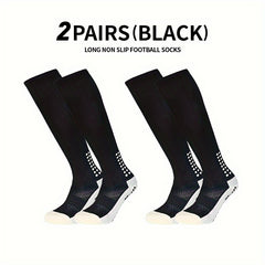 Anti Slip Football Socks for Men & Women - Thick Padded Sweat Absorption