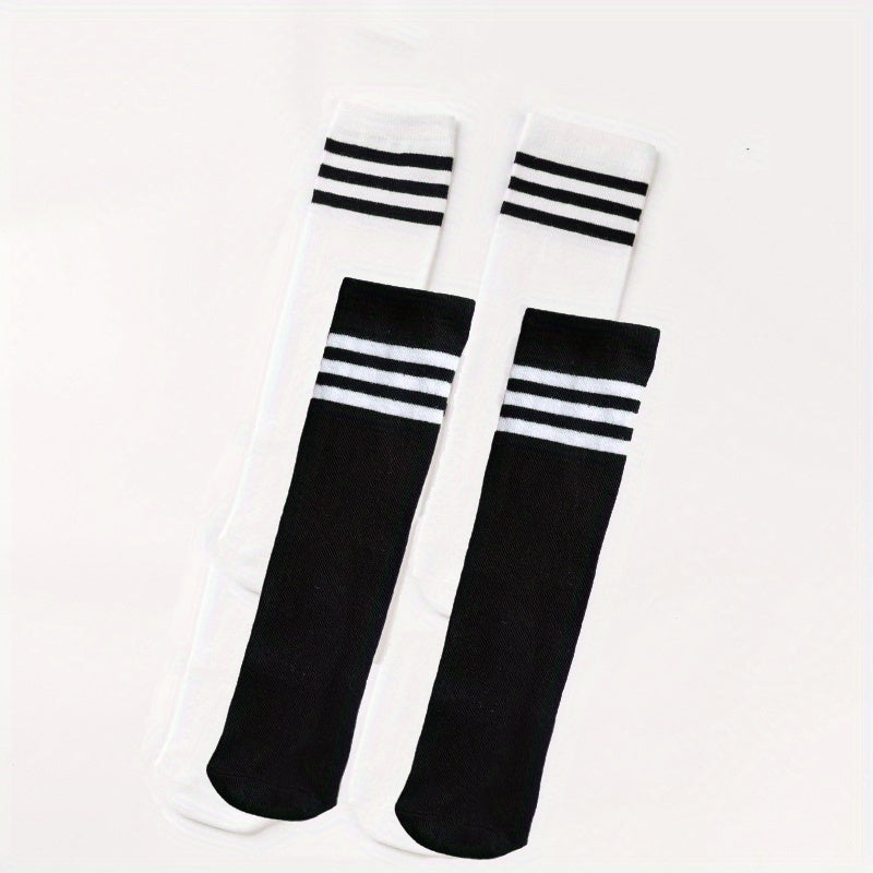 Kids Football Socks Cotton Over The Knee Boys Girls Socks