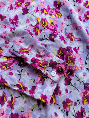 Floral Print Long Sleeve Blouse