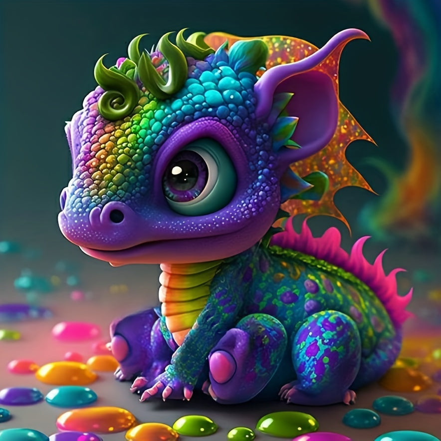 Dragon Baby Diamond Painting Tools - 5D DIY Round Full Diamond Kit