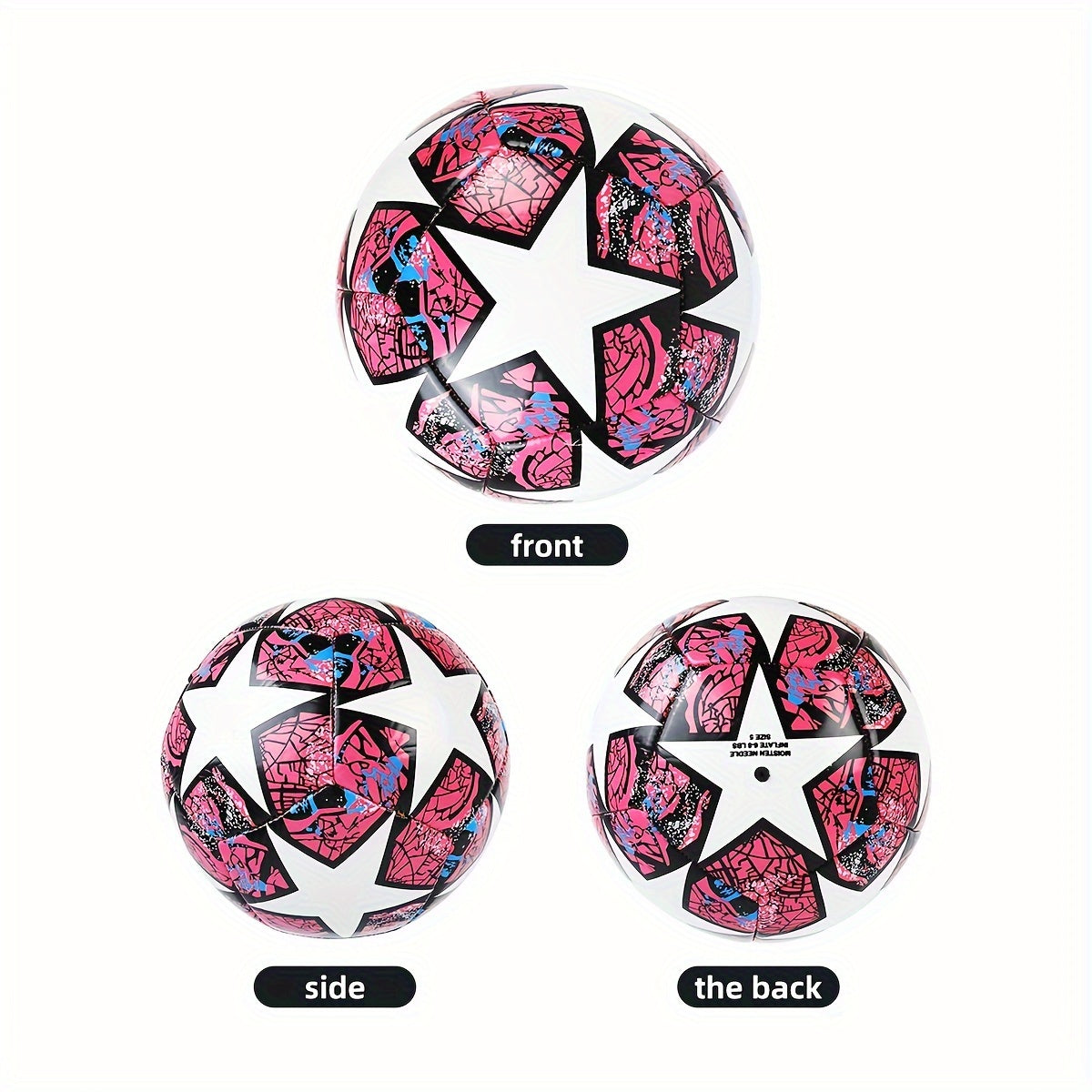High Size 5 PVC Football Training Match Soccer Ball