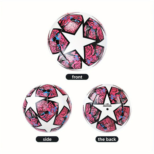 High Size 5 PVC Football Training Match Soccer Ball