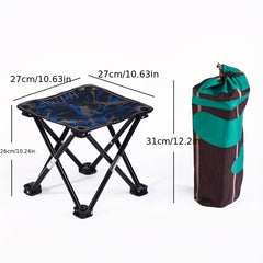 METABEST Portable Folding Stool for Camping Hiking Fishing