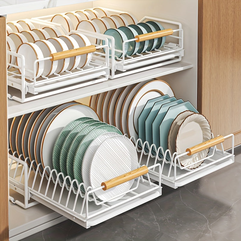 Kitchen Drain Dish Rack Iron Plate Drying Rack Large Capacity Dish Drainer