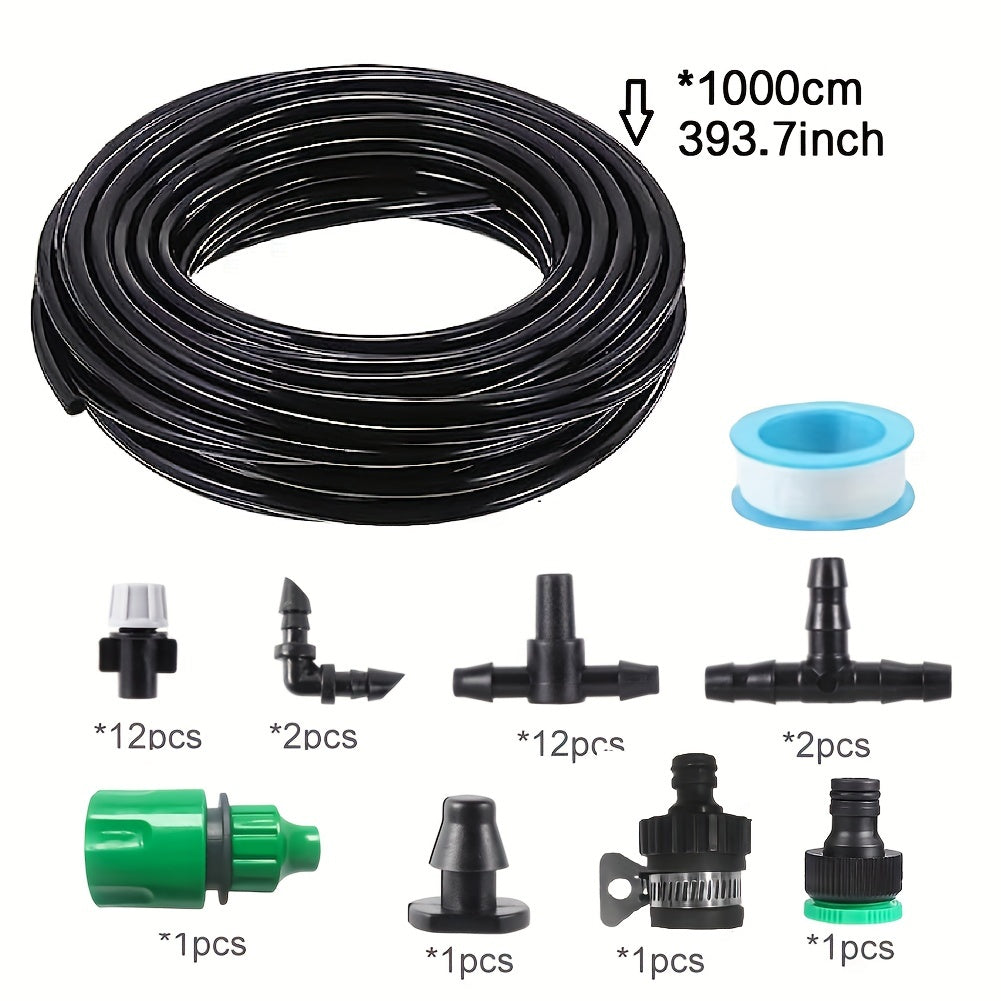 DIY Garden Drip Irrigation Hoses Watering System - Save Water & Time