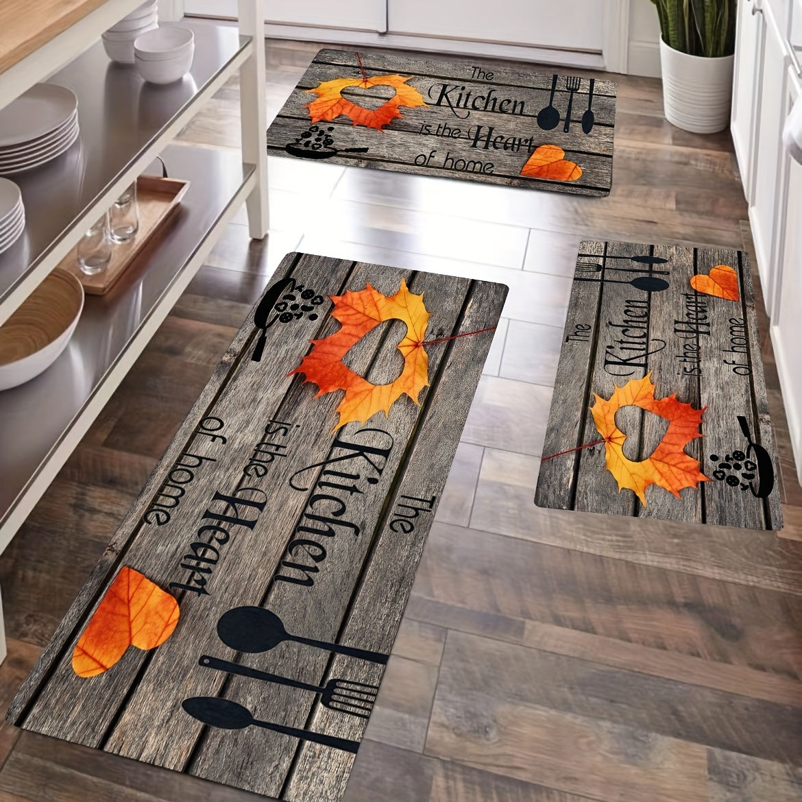 Anti Fatigue Kitchen Mat Non-Slip Absorbent Washable Runner Rug
