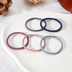 50pcs Plain Hair Tie Hair Bands Ponytail Holders Scrunchies Hair Accessories