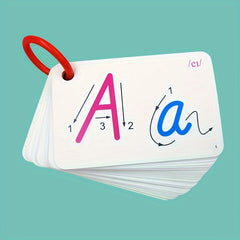 English Alphabet Point and Read Cards for Elementary School Children