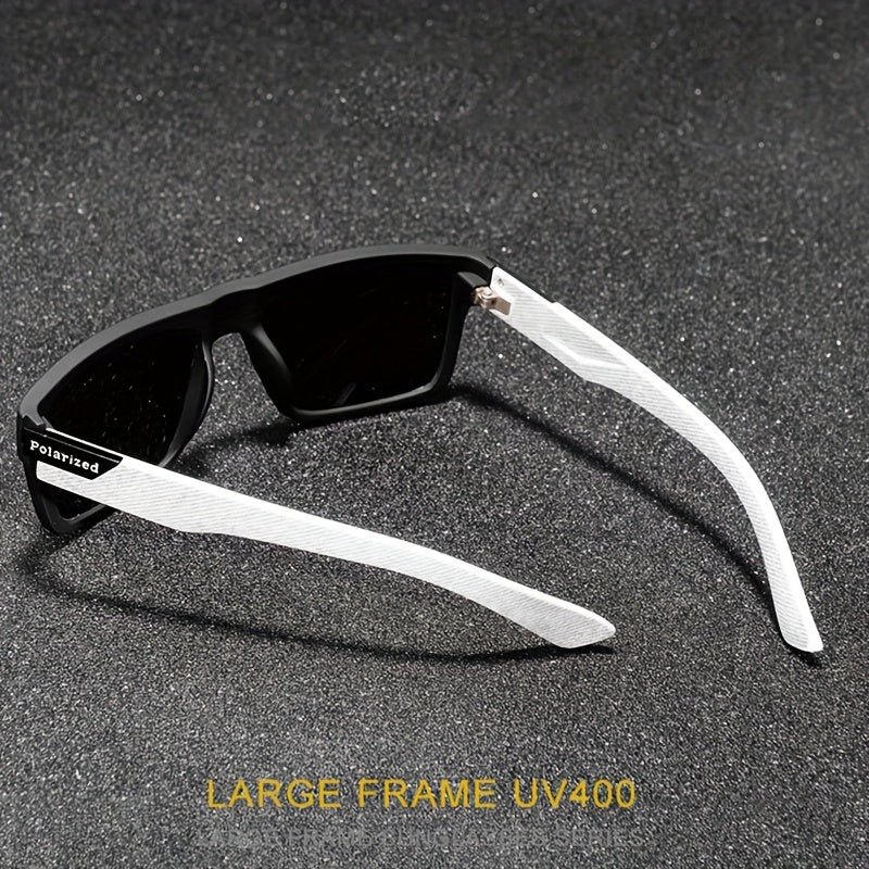 Men's Polarized Windproof Sunglasses Retro Riding Sports Glasses