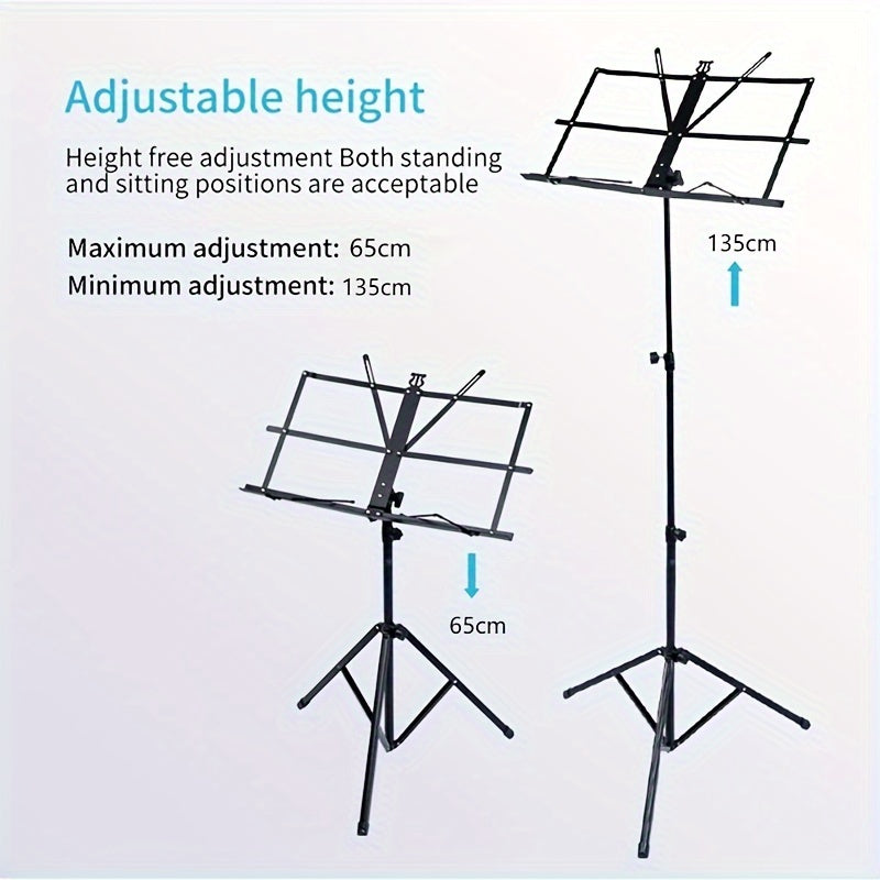 Foldable Portable Music Stand Thickened Music Stand Musical Music Stand