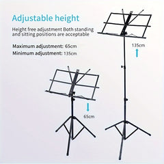 Foldable Portable Music Stand Thickened Music Stand Musical Music Stand