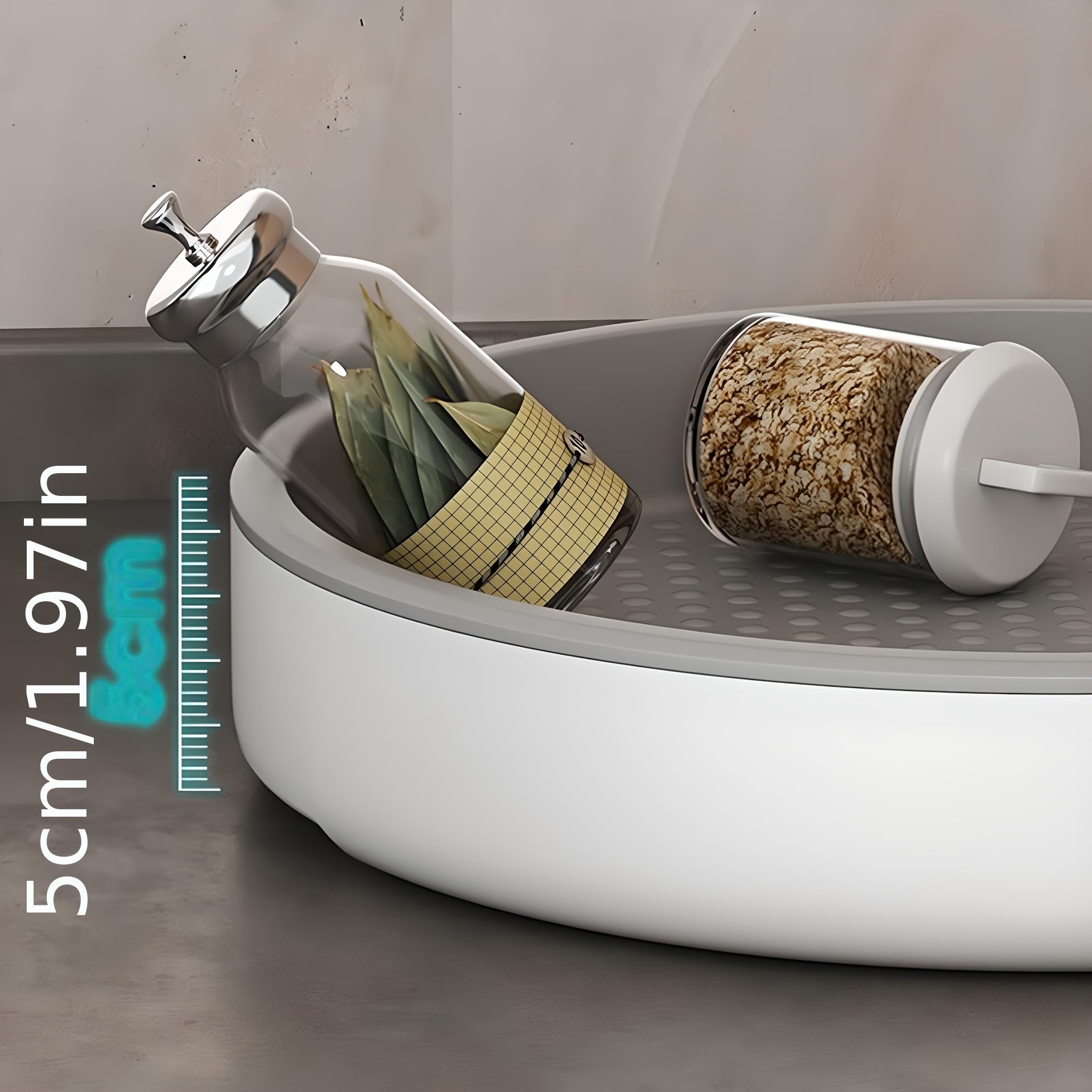 360 Rotating Storage Tray Cosmetic Turntable Organizer