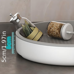 360 Rotating Storage Tray Cosmetic Turntable Organizer