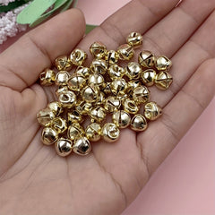 100Pcs Jingle Bells Charms DIY Christmas Home Decor Jewelry Craft Supplies