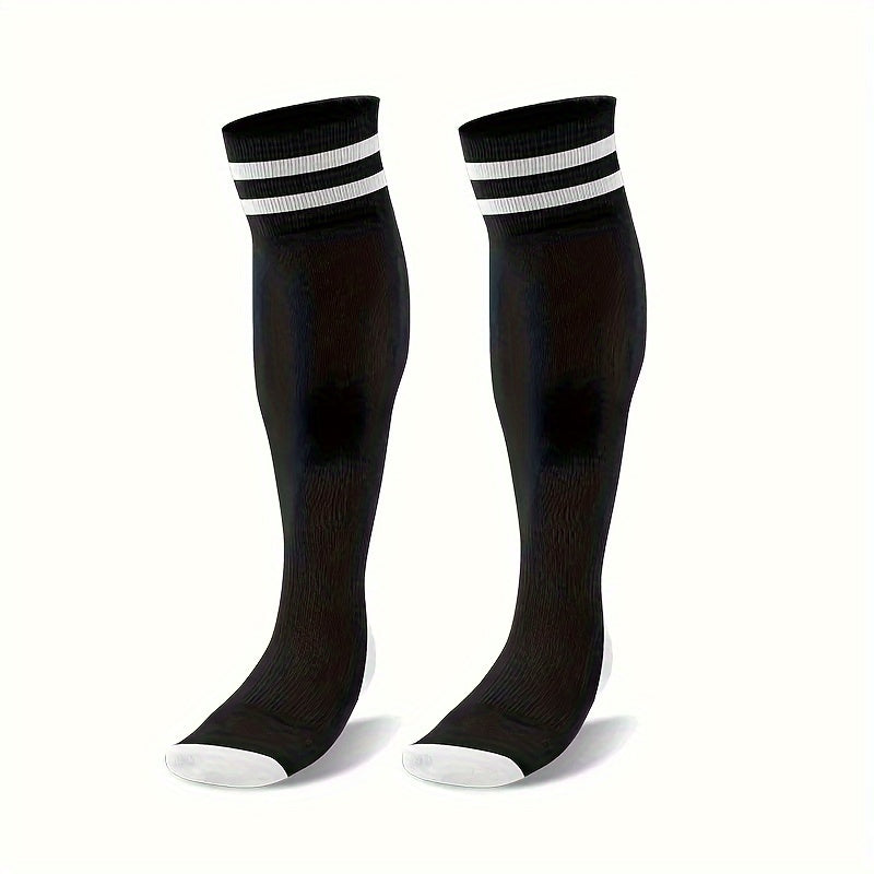 Men's Breathable Football Socks Knee High Non-Slip Sport Socks