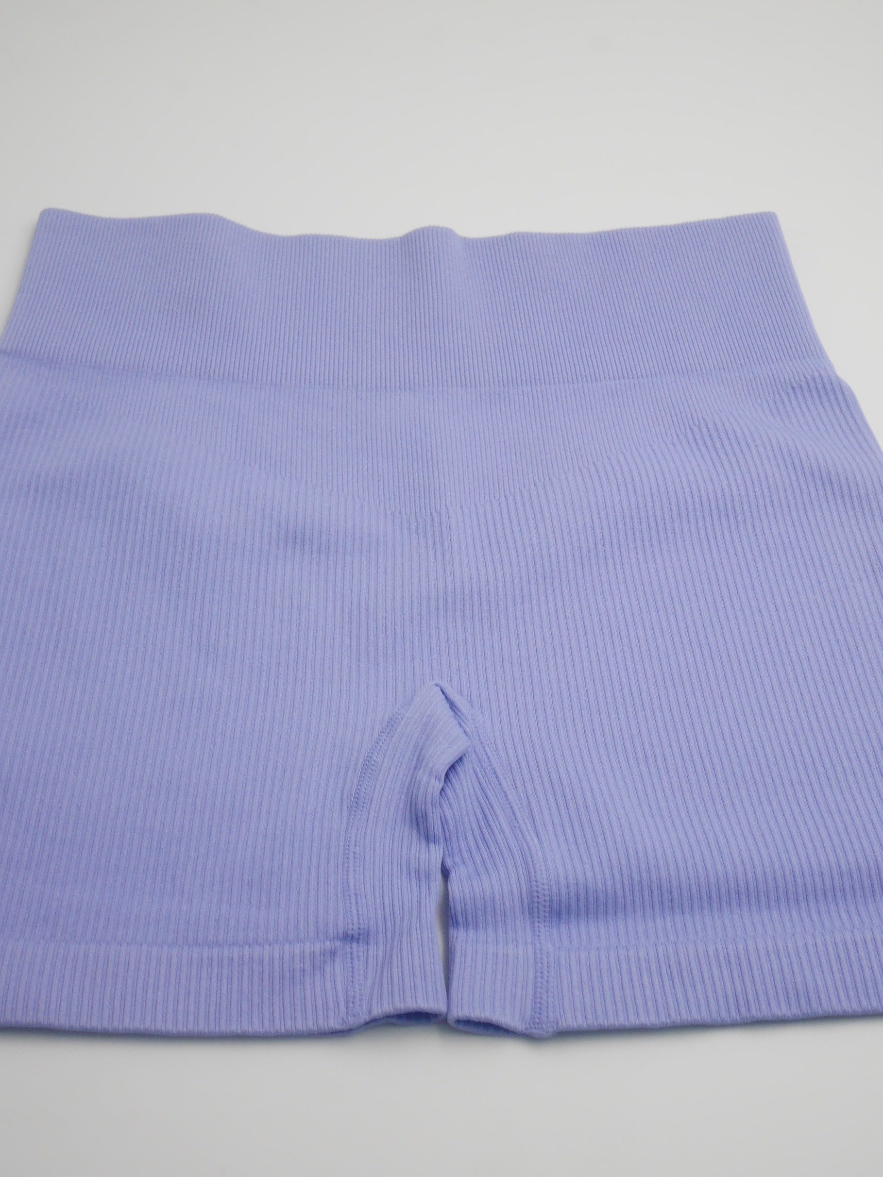 3pcs High Waist Ribbed Yoga Sports Shorts for Women