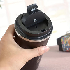 Stainless Steel Water Bottle 17.25oz Temperature Display Insulated Coffee Cup